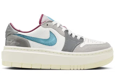 Pre-owned Jordan 1 Elevate Low Se Exploration Unit (women's) Sneakers In Sail/beta Blue/coconut Cream