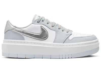 Pre-owned Jordan 1 Elevate Low Se Tear Away Silver (women's) Sneakers In White/metallic Silver