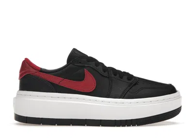 Pre-owned Jordan 1 Elevate Low (women's) Sneakers In Black/white/gym Red
