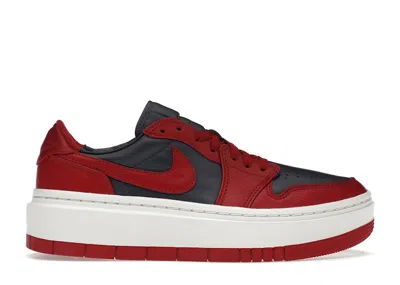 Pre-owned Jordan 1 Elevate Low (women's) Sneakers In Dark Grey/varsity Red/sail In Multi