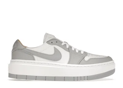 Pre-owned Jordan 1 Elevate Low (women's) Sneakers In White/wolf Grey In Gray