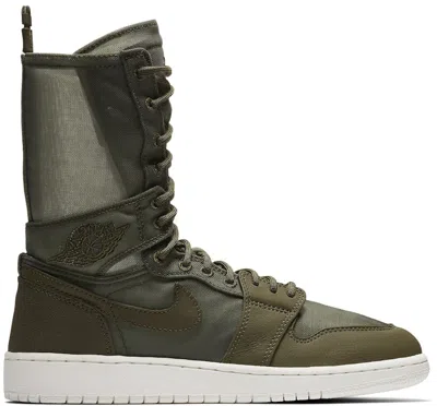 Pre-owned Jordan 1 Explorer Xx (women's) Sneakers In Olive Canvas/phantom