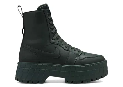 Pre-owned Jordan 1 High Brooklyn (women's) Sneakers In Dark Spruce Green