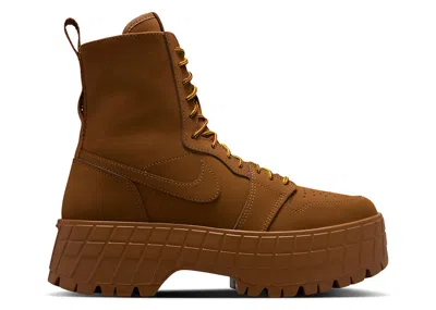 Pre-owned Jordan 1 High Brooklyn (women's) Sneakers In Light British Tan In Brown