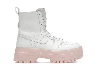 Pre-owned Jordan 1 High Brooklyn (women's) Sneakers In Sail/legend Pink