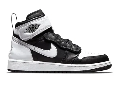 Pre-owned Jordan 1 High Flyease Sneakers In Black/white In Multi