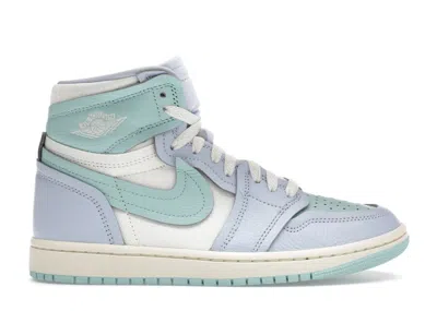 Pre-owned Jordan 1 High Method Of Make (women's) Sneakers In Hydrogen Blue/light Dew/coconut Milk
