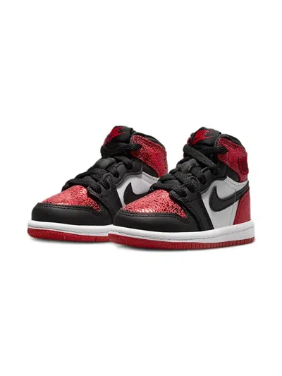 Jordan Babies'  1 High Og Sneakers In Red