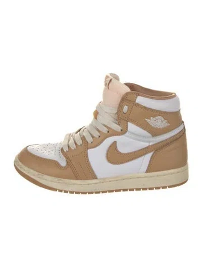 Pre-owned Jordan 1 High Praline Wedge Sneakers In Neutral
