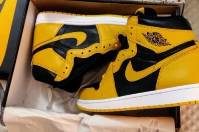 Pre-owned Jordan 1 High Retro Og Pollen Size 11 In Yellow