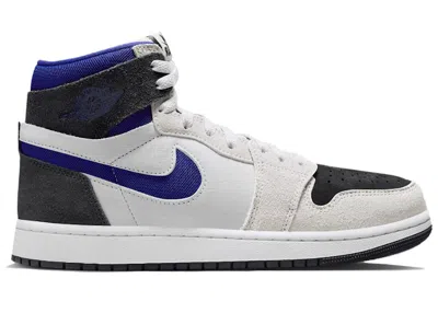 Pre-owned Jordan 1 High Zoom Air Cmft 2 Concord (women's) Sneakers In Neutral Grey/off/noir In Gray