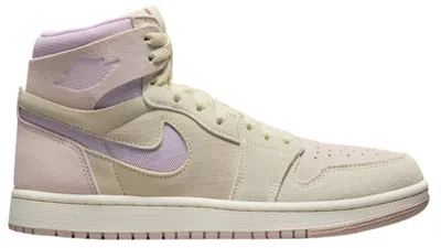Jordan 1 High Zoom Air Cmft 2 Muslin Plum Chalk (women's) In White
