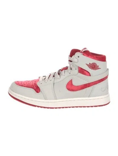 Pre-owned Jordan 1 High Zoom Air Cmft 2 'valentines Day' Sneakers In Gray