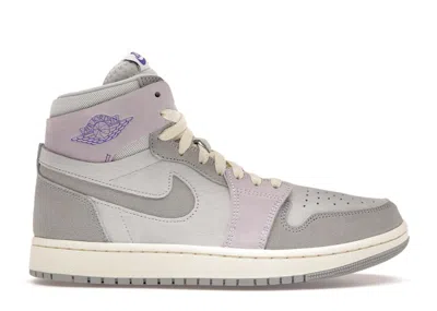 Pre-owned Jordan 1 High Zoom Air Cmft 2 (women's) Sneakers In Photon Dust/barely Grape/lapis