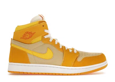 Pre-owned Jordan 1 High Zoom Air Cmft 2 (women's) Sneakers In Yellow Ochre/tour Yellow/pale Vanilla
