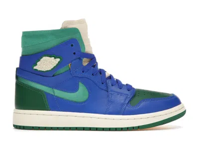 Pre-owned Jordan 1 High Zoom Air Cmft Aleali May Califia (women's) Sneakers In Royal/green