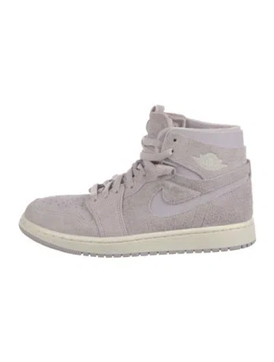 Pre-owned Jordan 1 High Zoom Air Cmft Light Mauve (women's) Athletic Sneakers In Purple