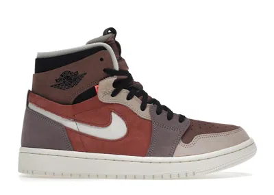 Pre-owned Jordan 1 High Zoom Air Cmft (women's) Sneakers In Canyon Rust/sail