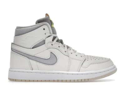 Pre-owned Jordan 1 High Zoom Air Cmft (women's) Sneakers In Sail/pearl White