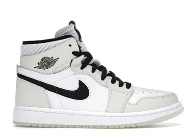 Pre-owned Jordan 1 High Zoom Air Cmft (women's) Sneakers In Sail/white/black