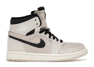 Pre-owned Jordan 1 High Zoom Air Cmft (women's) Sneakers In Summit White/black/sail