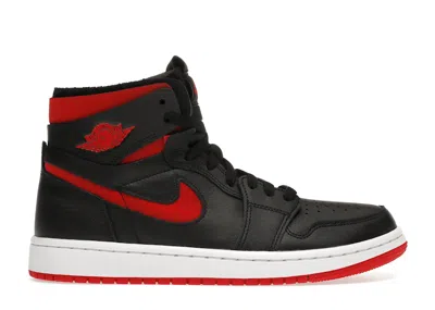 Pre-owned Jordan 1 High Zoom Cmft Bred (women's) Sneakers In Black/university Red/white In Multi