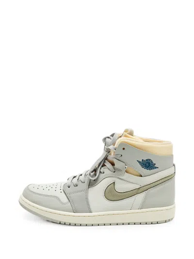 Pre-owned Jordan 1 High-top Sneakers In Gray