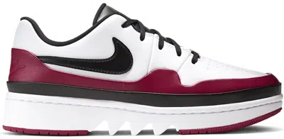 Pre-owned Jordan 1 Jester Xx Low Laced (women's) Sneakers In White/black/noble Red In Multi