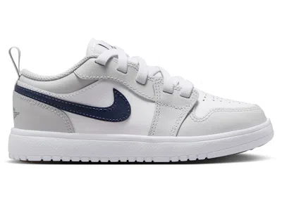 Pre-owned Jordan 1 Low Alt Midnight Navy Sneakers In White/neutral Grey/gum Medium Brown