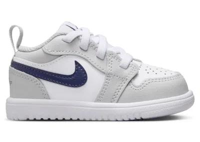Pre-owned Jordan 1 Low Alt Midnight Navy Sneakers In White/neutral Grey/gum Medium Brown