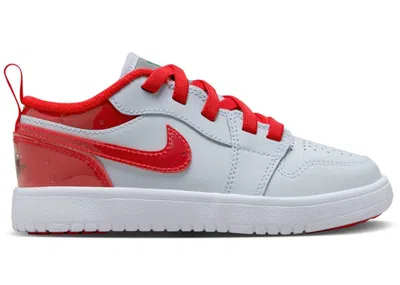 Pre-owned Jordan 1 Low Alt Se Gatorade Pack Red Sneakers In Football Grey/pine Green/white In Multi
