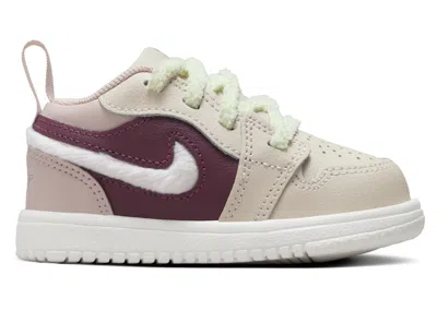 Pre-owned Jordan 1 Low Alt Se Pink Foam Sneakers In Legend Light Brown/pink Oxford/bordeaux