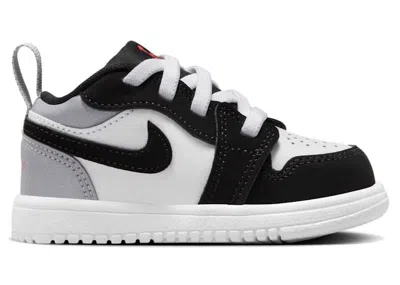 Pre-owned Jordan 1 Low Alt Se Sneakers In White/black/matte Silver