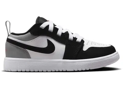 Pre-owned Jordan 1 Low Alt Se Sneakers In White/black/matte Silver