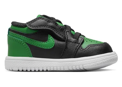 Pre-owned Jordan 1 Low Alt Sneakers In Black/lucky Green/white