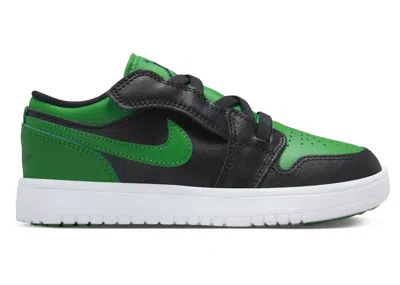 Pre-owned Jordan 1 Low Alt Sneakers In Black/lucky Green/white