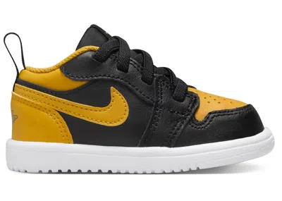 Pre-owned Jordan 1 Low Alt Sneakers In Black/white/yellow Ochre