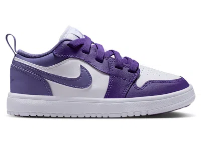 Pre-owned Jordan 1 Low Alt Sneakers In Court Purple/white/dusty Amethyst