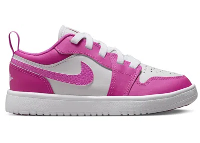 Pre-owned Jordan 1 Low Alt Sneakers In Fire Pink/white/iris Whisper