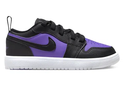 Pre-owned Jordan 1 Low Alt Sneakers In Purple Venom/white/black