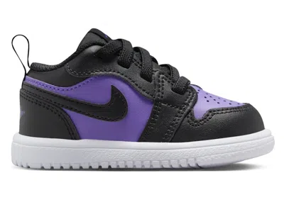 Pre-owned Jordan 1 Low Alt Sneakers In Purple Venom/white/black