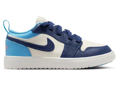 Pre-owned Jordan 1 Low Alt Sneakers In Sail/blue Chill/hot Lava