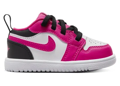 Pre-owned Jordan 1 Low Alt Sneakers In White/black/fierce Pink