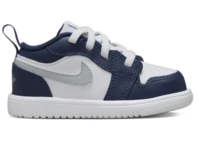 Pre-owned Jordan 1 Low Alt Sneakers In White/midnight Navy Blue/wolf Grey In Multi
