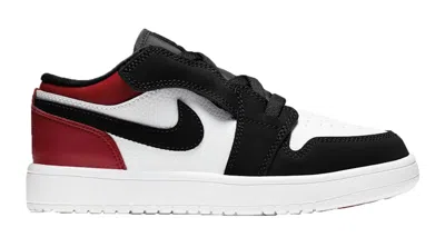 Pre-owned Jordan 1 Low Alt Toe Sneakers In White/black/gym Red