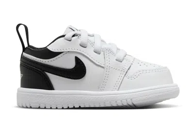 Pre-owned Jordan 1 Low Alt White Black (td) In White/white/black