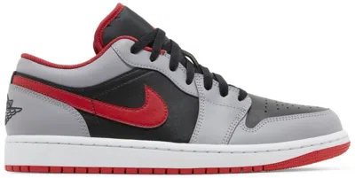 Jordan 1 Low Black Light Smoke Grey Gym Red