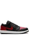 Jordan 1 Low "bred" Sneakers In Red