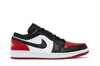 Jordan 1 Low Bred Toe 2.0 In Red