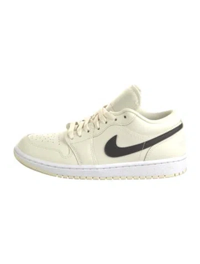 Pre-owned Jordan 1 Low Coconut Milk (w) Athletic Sneakers Sneakers In Neutral